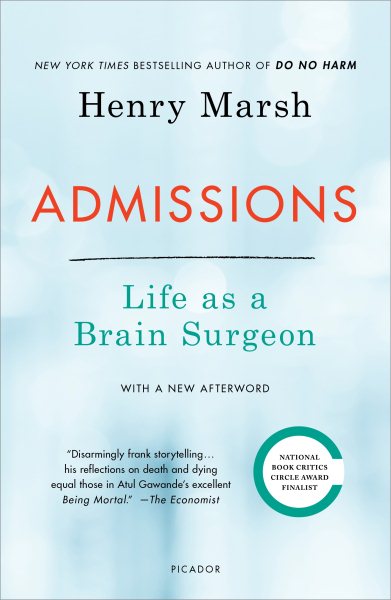 Admissions: Life as a Brain Surgeon cover