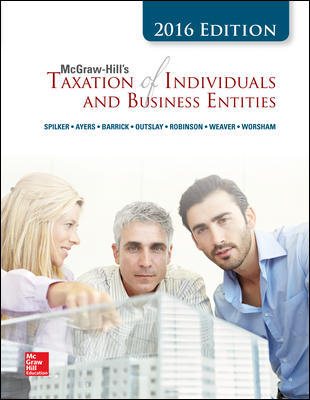McGraw-Hill's Taxation of Individuals and Business Entities, 2016 Edition cover