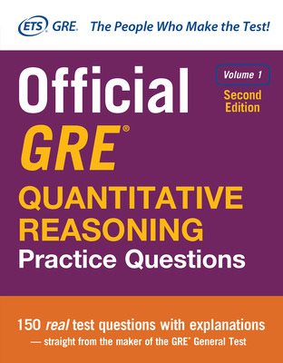 Official GRE Quantitative Reasoning Practice Questions, Second Edition, Volume 1 cover