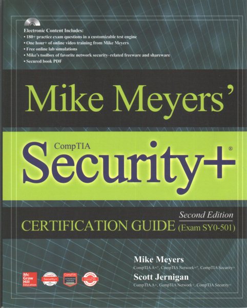 Mike Meyers' CompTIA Security+ Certification Guide, Second Edition (Exam SY0-501) cover