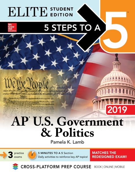 5 Steps to a 5: AP U.S. Government & Politics 2019 Elite Student Edition cover