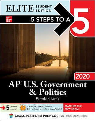 5 Steps to a 5: AP U.S. Government & Politics 2020 Elite Student Edition cover