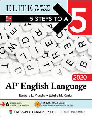 5 Steps to a 5: AP English Language 2020 Elite Student edition cover