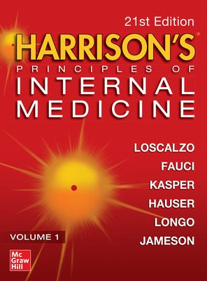 Harrison's Principles of Internal Medicine, Twenty-First Edition (Vol.1 & Vol.2) cover