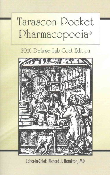 Tarascon Pocket Pharmacopoeia 2016 Deluxe Lab-Coat Edition cover
