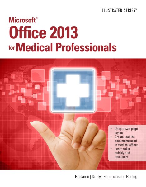 Microsoft Office 2013 for Medical Professionals Illustrated cover