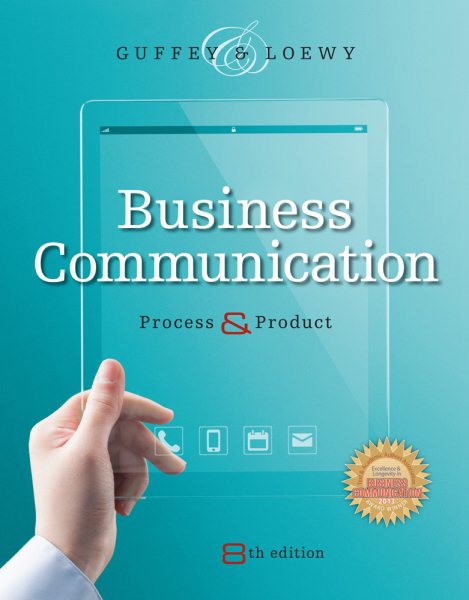Business Communication: Process and Product (with Student Premium Website Printed Access Card) cover