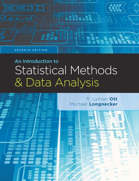 An Introduction to Statistical Methods and Data Analysis cover