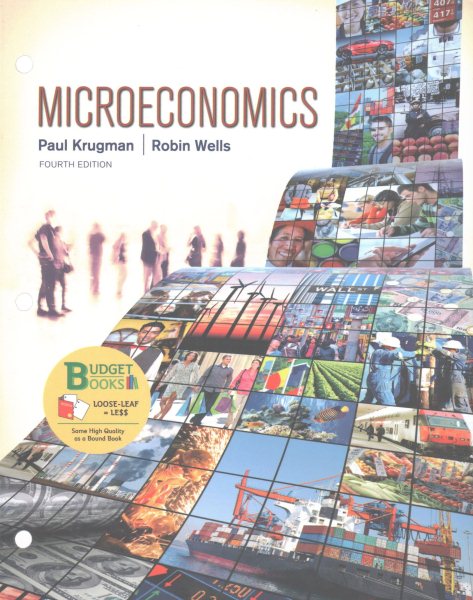 Loose-leaf Version for Microeconomics 4e & LaunchPad for Krugman's Microeconomics (Six Month Access) 4e cover
