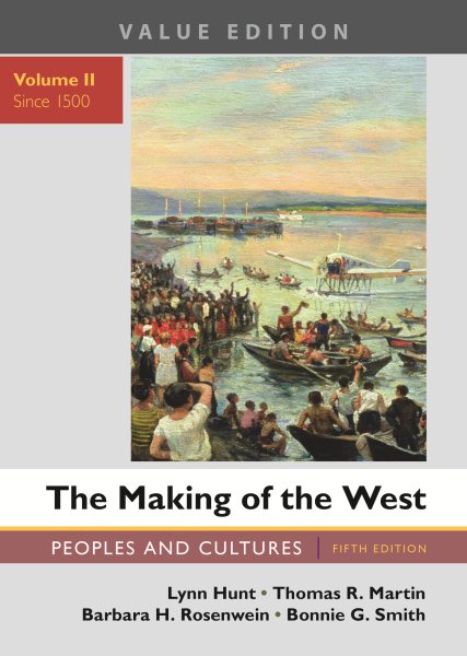 The Making of the West, Value Edition, Volume 2: Peoples and Cultures cover