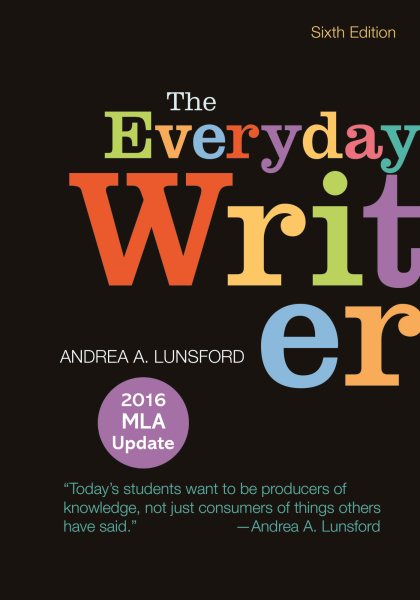 The Everyday Writer with 2016 MLA Update cover
