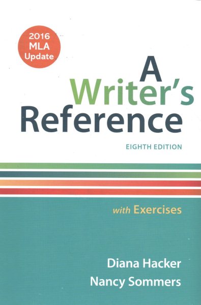 A Writer's Reference with Exercises with 2016 MLA Update cover