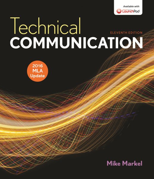 Technical Communication with 2016 MLA Update cover