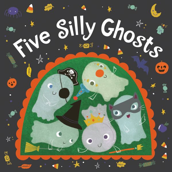 Five Silly Ghosts Board Book cover