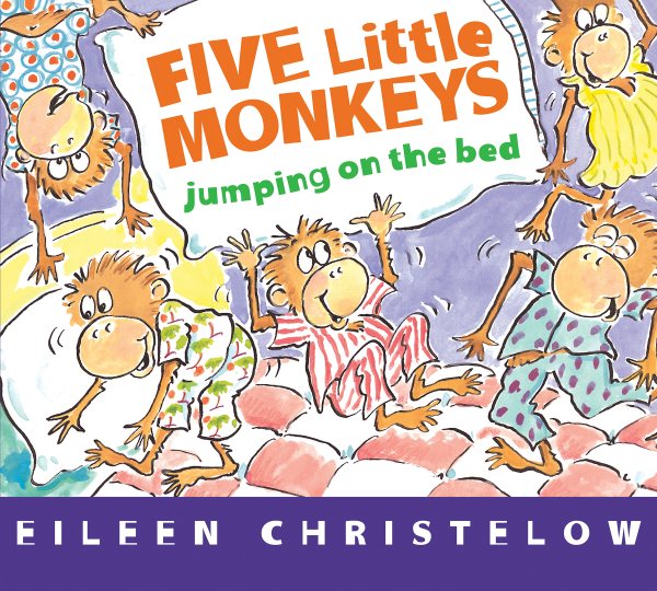 Five Little Monkeys Jumping on the Bed Board Book (A Five Little Monkeys Story) cover