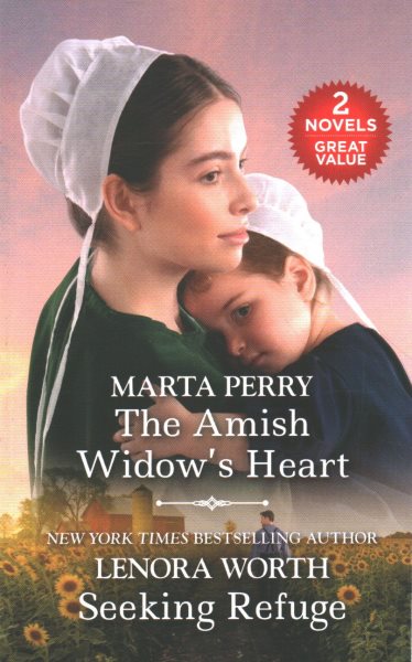 The Amish Widow's Heart and Seeking Refuge (Love Inspired) cover