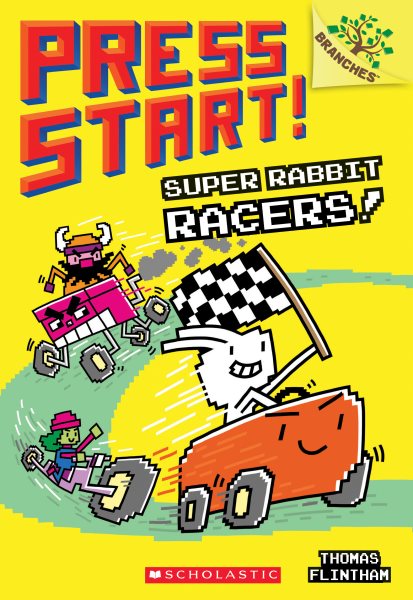 Super Rabbit Racers!: A Branches Book (Press Start! #3) (3) cover