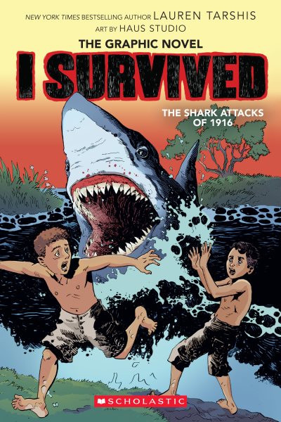 I Survived the Shark Attacks of 1916 (I Survived Graphix) cover