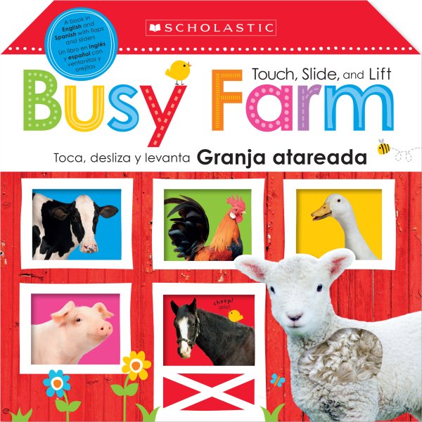 Touch, Slide, and Lift Busy Farm / Toca, desliza y levanta: Granja atareada: Scholastic Early Learners (Bilingual) (Spanish and English Edition) cover