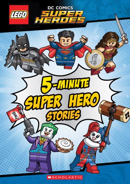 5-Minute Super Hero Stories (LEGO DC Super Heroes) cover