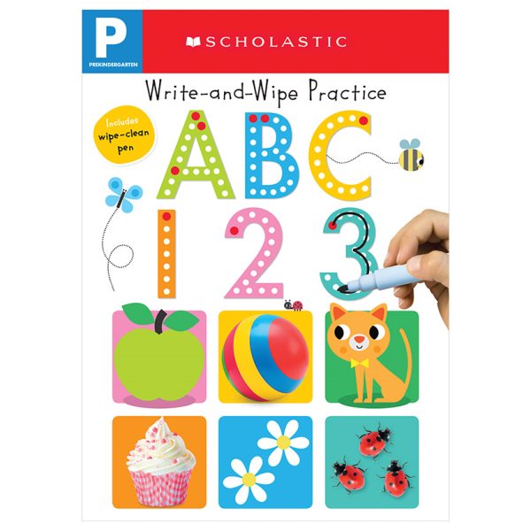 ABC 123 Write and Wipe Flip Book: Scholastic Early Learners (Write and Wipe) cover