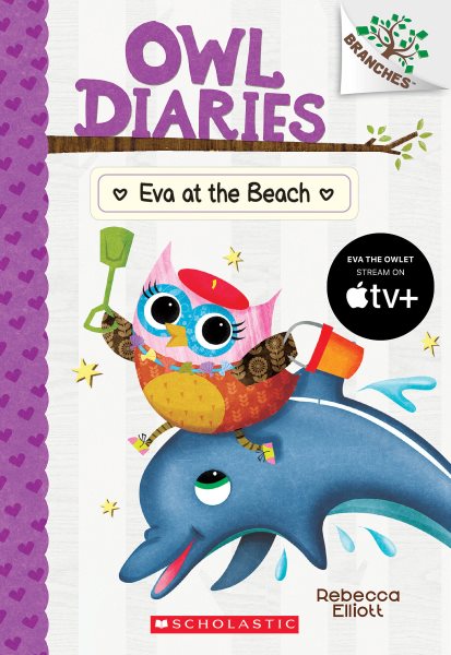 Eva at the Beach: A Branches Book (Owl Diaries #14) (14) cover
