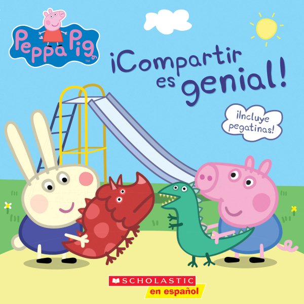 Peppa Pig: ¡Compartir es genial! (Learning to Share) (Spanish Edition) cover