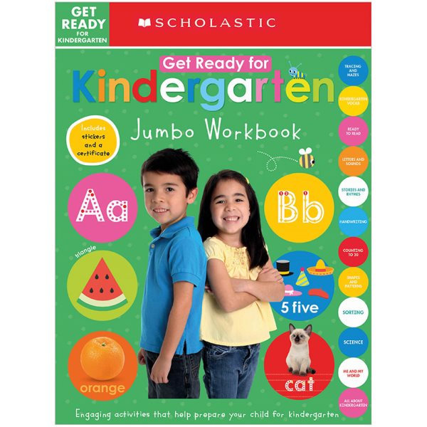 Get Ready for Kindergarten Jumbo Workbook: Scholastic Early Learners (Jumbo Workbook) cover