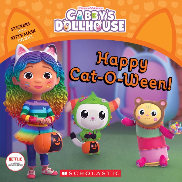 Happy Cat-O-Ween! (Gabby's Dollhouse Storybook) cover