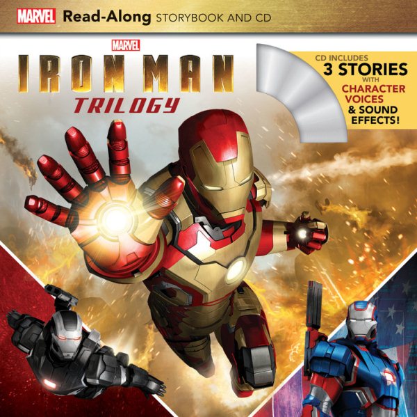 Iron Man Trilogy Read-Along Storybook and CD cover