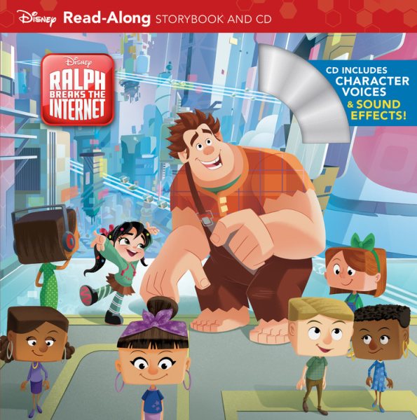 Ralph Breaks the Internet Read-Along Storybook and CD cover