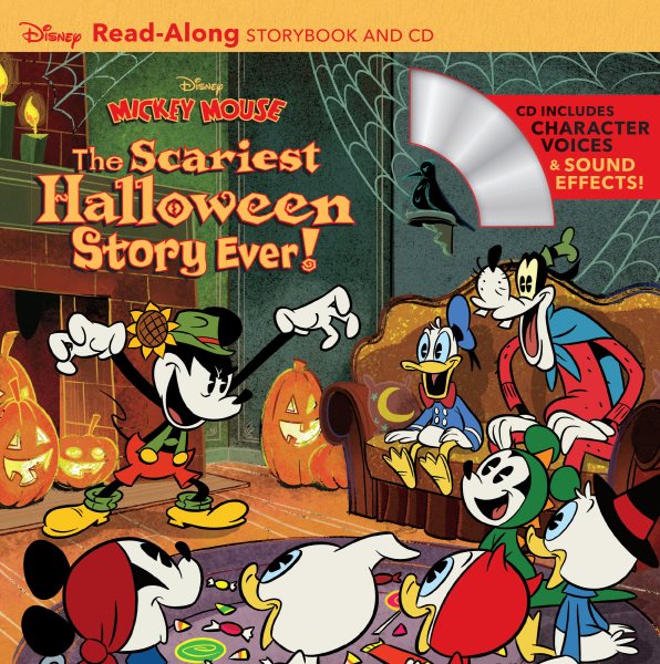 Disney Mickey Mouse: The Scariest Halloween Story Ever! ReadAlong Storybook and CD cover