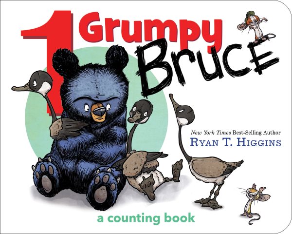 1 Grumpy Bruce (A Mother Bruce Book): A Counting Board Book (Mother Bruce Series) cover