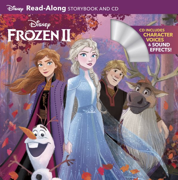 Frozen 2 Read-Along Storybook and CD cover