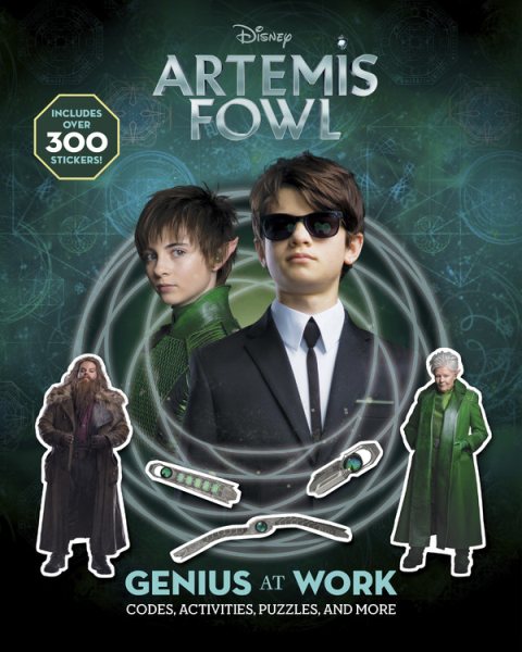 Artemis Fowl: Genius at Work: Codes, Activities, Puzzles, and More cover