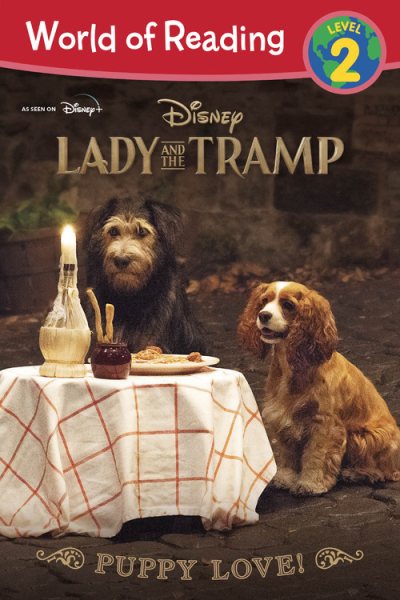 Lady and the Tramp: Puppy Love! (World of Reading) cover