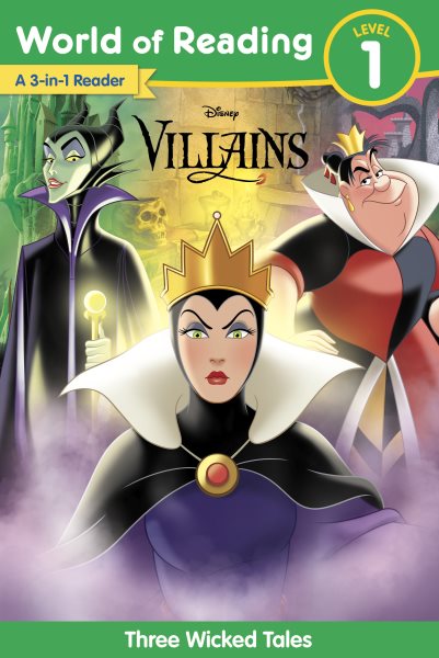 World of Reading: Disney Villains 3Story BindUp cover