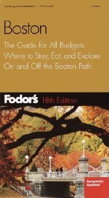 Fodor's Boston 18th ed. cover