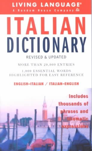Italian Dictionary (Complete Basic Courses) cover