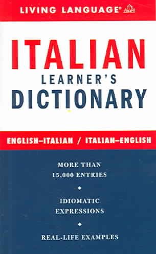 Italian Learner's Dictionary (English and Italian Edition) cover
