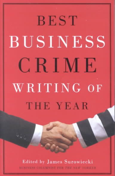 Best Business Crime Writing of The Year cover