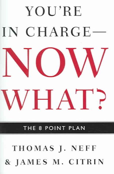 You're in Charge--Now What?: The 8 Point Plan cover