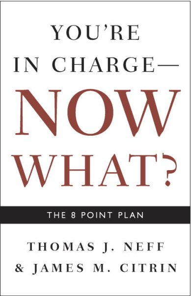 You're in Charge, Now What?: The 8 Point Plan cover