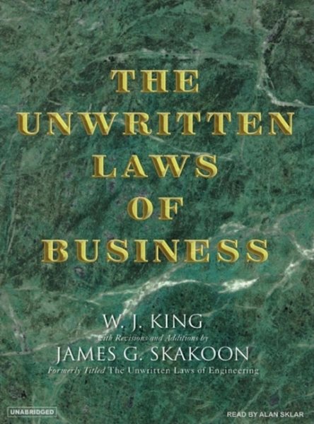 The Unwritten Laws of Business cover