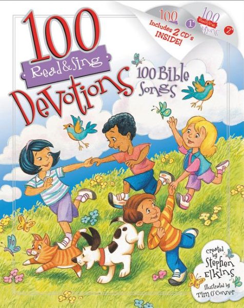 100 Devotions, 100 Bible Songs (Read & Sing) cover