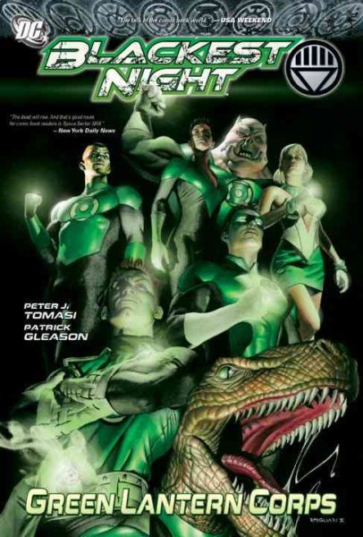 Green Lantern Corps: Blackest Night cover