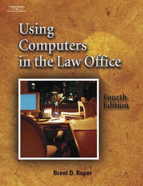 Using Computers in the Law Office cover