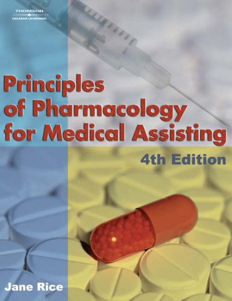 Principles of Pharmacology for Medical Assisting cover