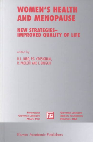 Women’s Health and Menopause: New Strategies ― Improved Quality of Life (Medical Science Symposia Series, 17) cover