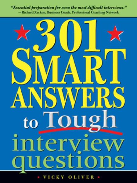 301 Smart Answers to Tough Interview Questions cover